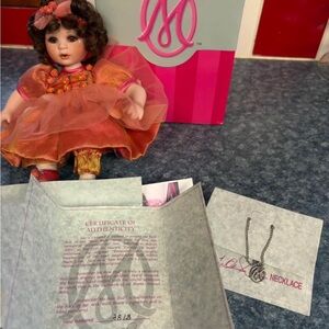 Marie Osmond remember me rosebud porcelain tiny tot doll